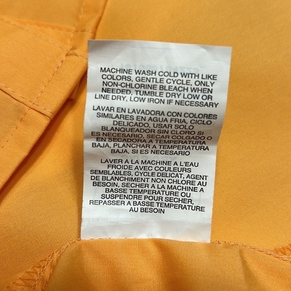 Y2K, vtg,NWT, LEE  shirt,women 3X  .Orange ,cotton blend ,cottagecore, - Picture 11 of 11